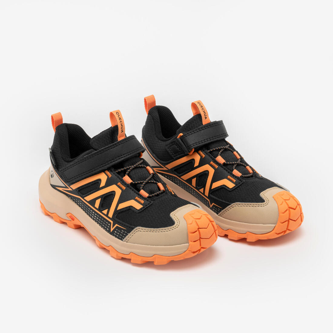Chaussures de randonnée imperméables enfant du 24 au 34, Crossrock scratch