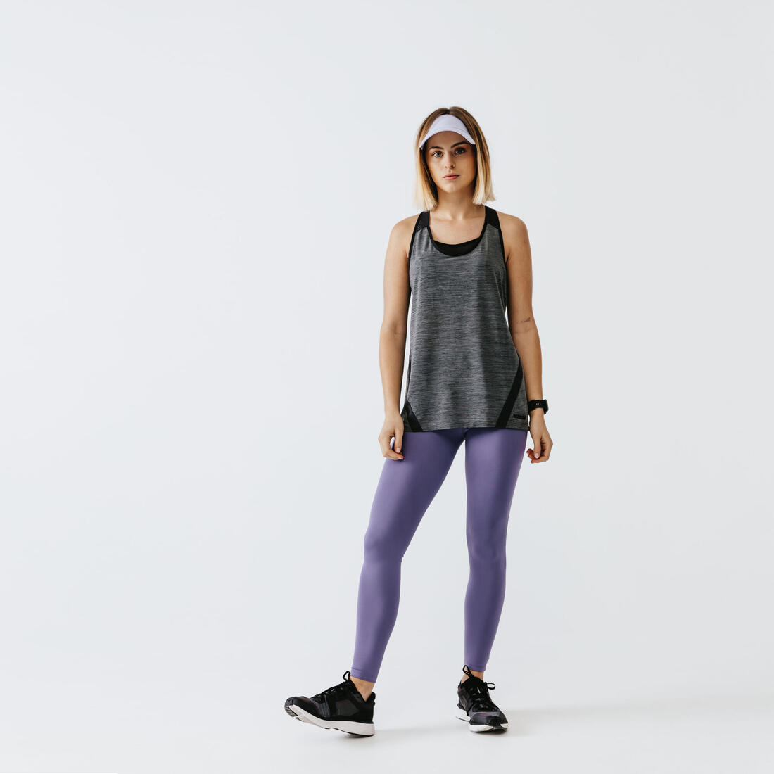 Legging running Femme - KIPRUN Run 500 gainant Support