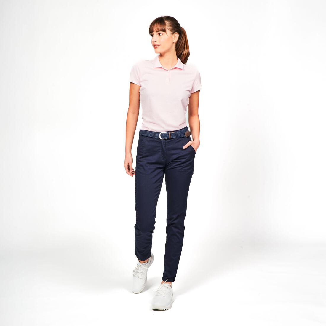 Polo de golf coton manches courtes femme, MW100