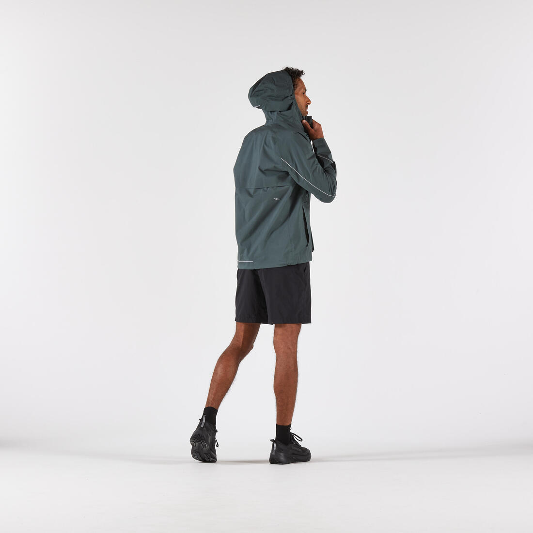 Chaussures running polyvalentes & déperlantes homme, KIPRUN KIPCORE WR, noire