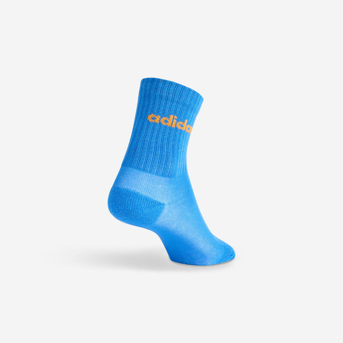 Chaussettes de sport hautes lot de 3 paires enfant, Adidas JR High bleu