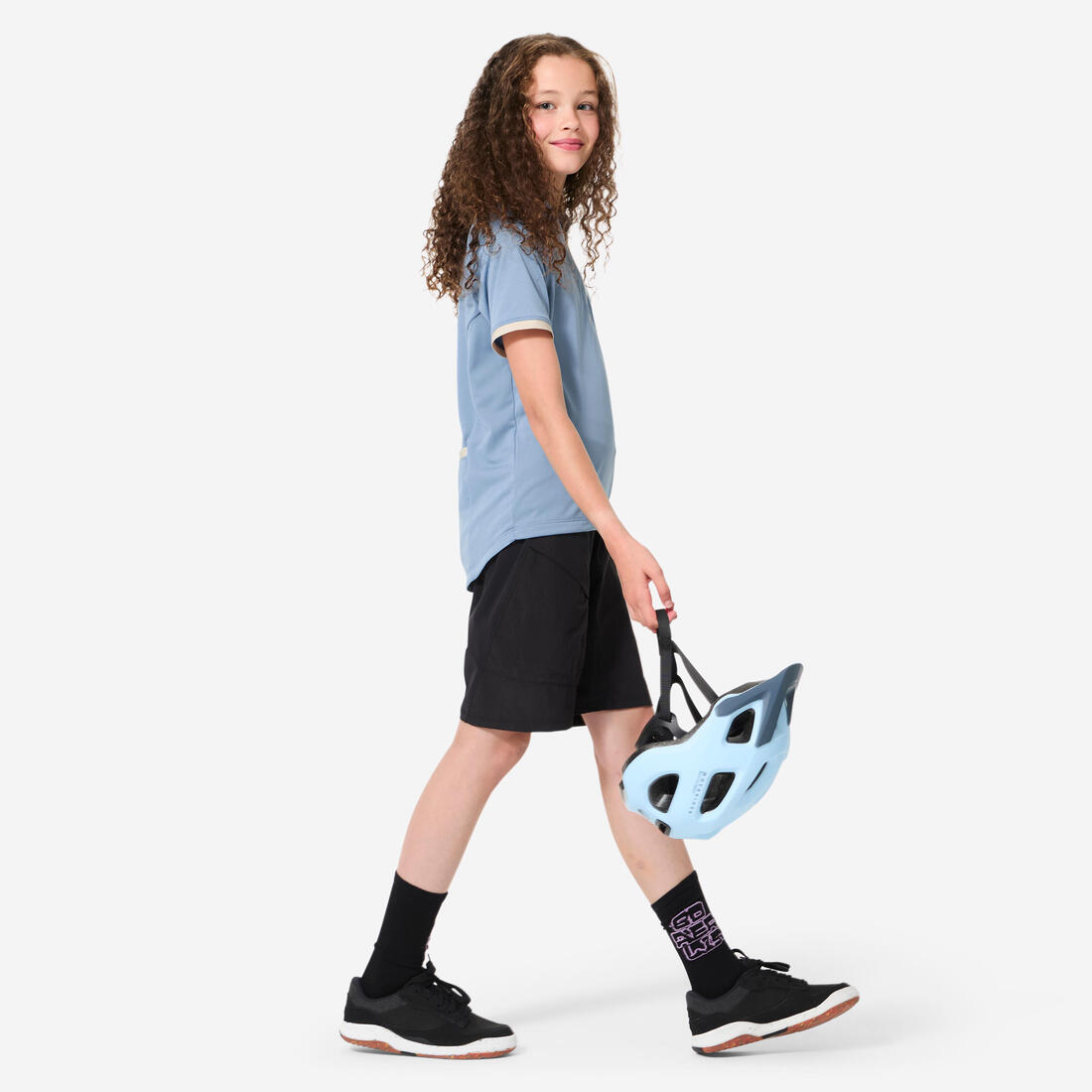 Maillot manches courtes vélo enfant 7-11 ans, 500