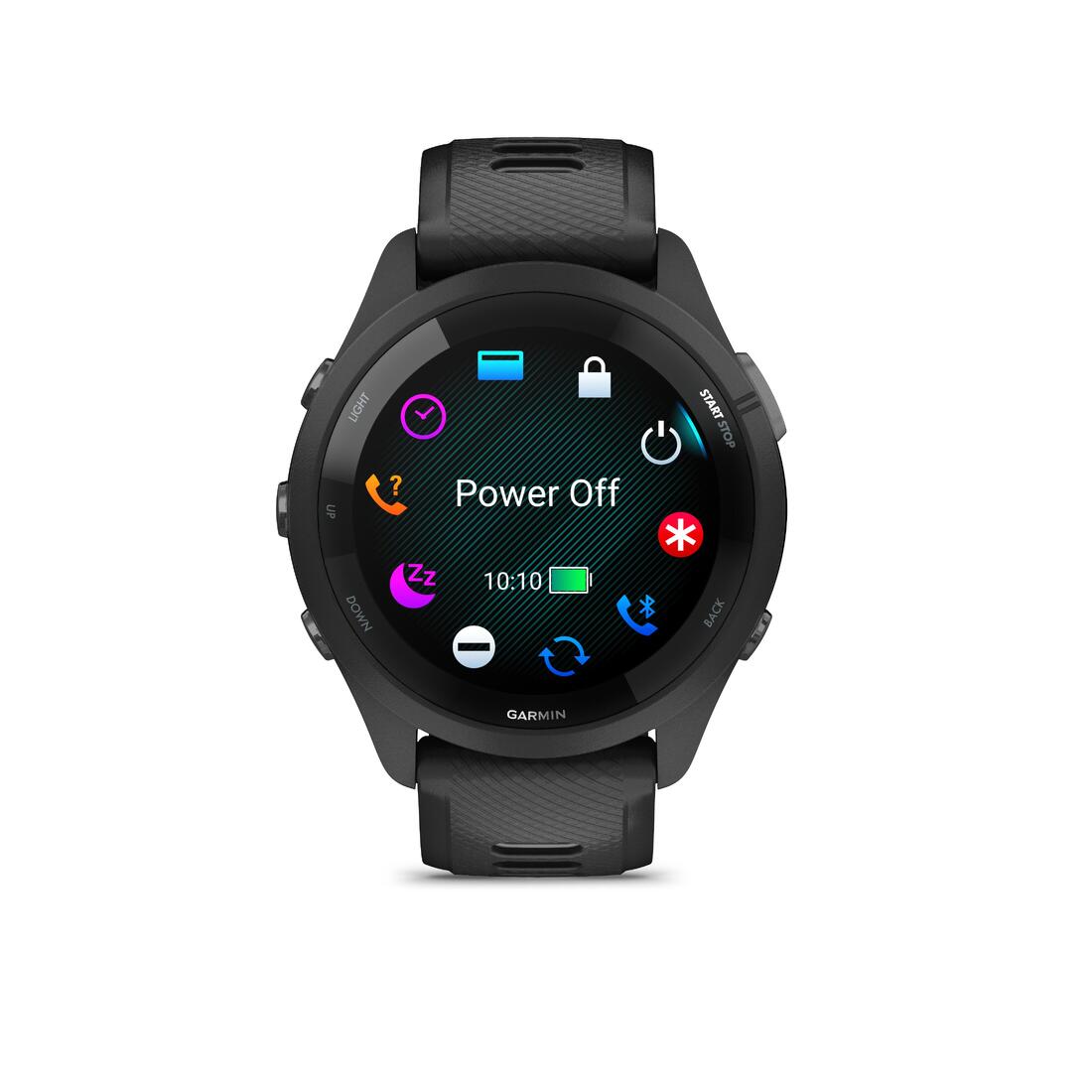 Montre connectée multisport gps cardio - garmin forerunner 265 music noire