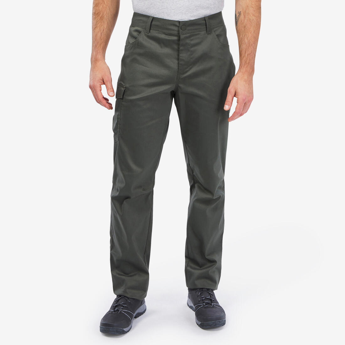 Pantalon de randonnée - NH100 - Homme – vert urbain