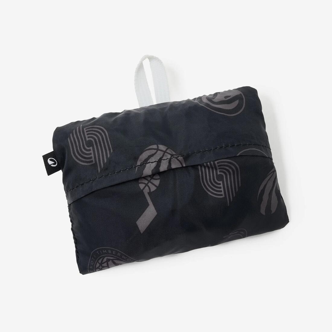 Sac à dos de basket NBA 12 litres à cordons, noir