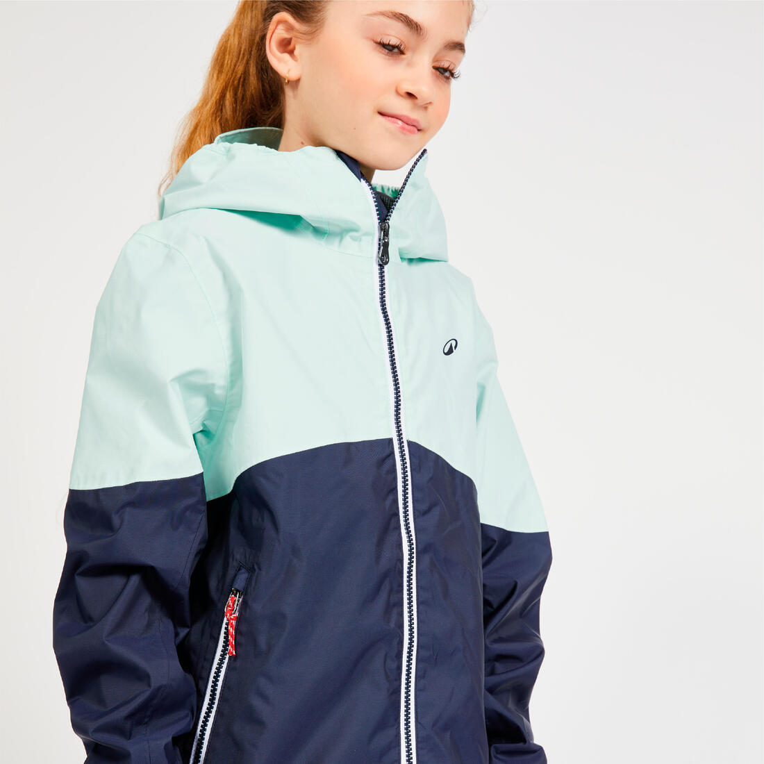 Veste imperméable et coupe vent de voile enfant, 100 navy