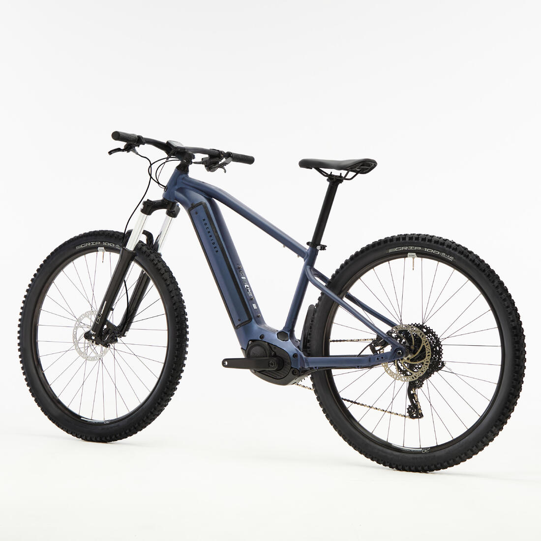Vélo vtt électrique semi rigide 29" - e-expl 520 bleu nuit