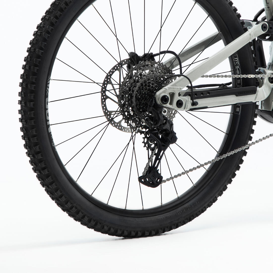 Vélo vtt électrique all-mountain tout suspendu 29" - e-feel 700 s