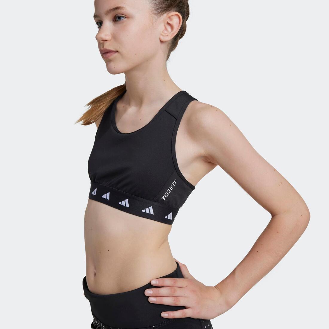 Brassière Techfit Power React Enfants, noire