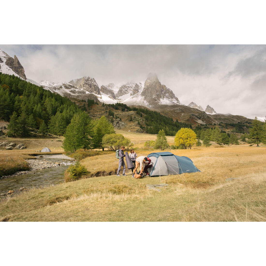 Tente de camping 4 places, MH100