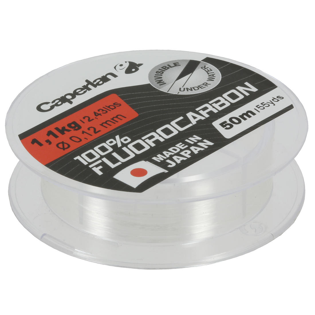 FIL DE PÊCHE FLUOROCARBONE 100% 50M
