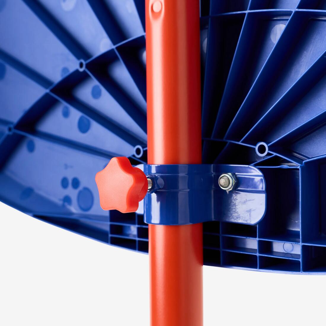 Panier de basket sur pied réglable de 1,30m à 1,60m Enfant - K500 Aniball bleu