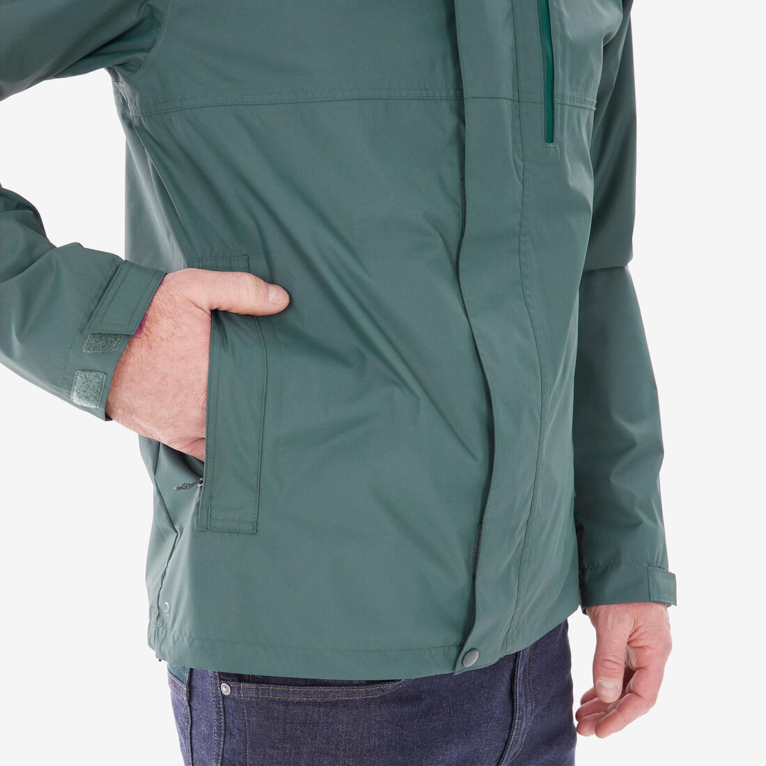 Veste de randonnée imperméable homme, NH500
