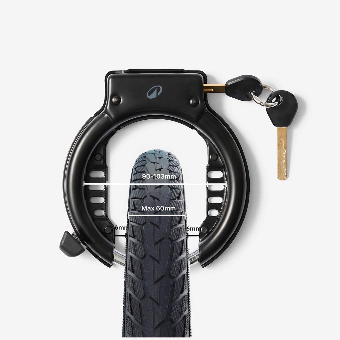 ANTIVOL DE CADRE DE VELO  R900 L ART2