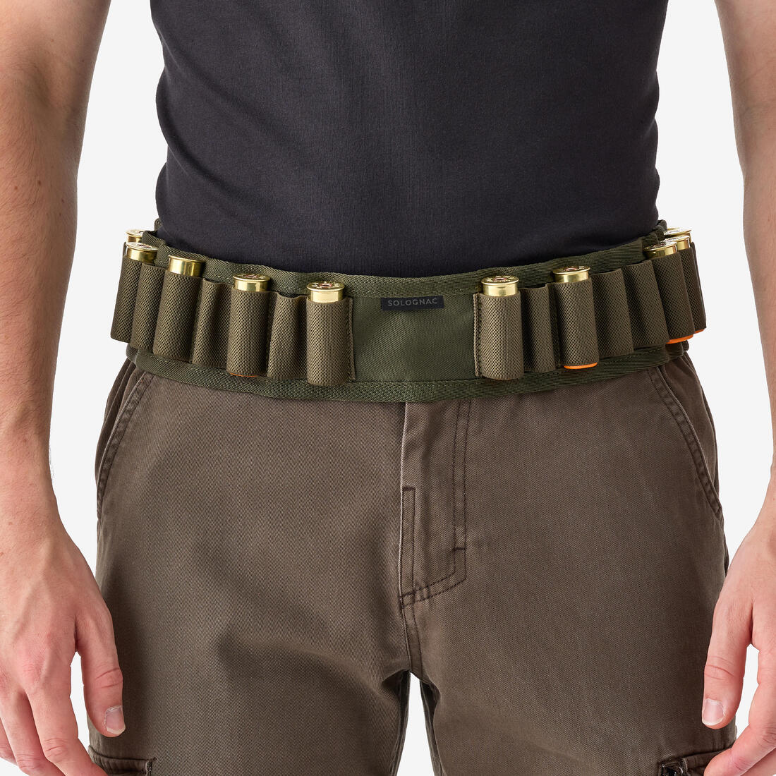 Cartouchière chasse tissu calibre 12
