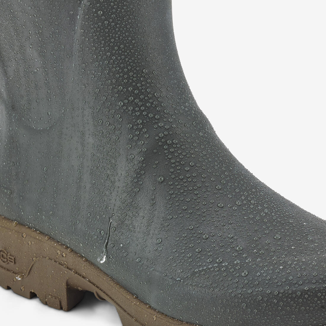 BOTTES CHASSE CAOUTCHOUC HOMME 500 VERTES