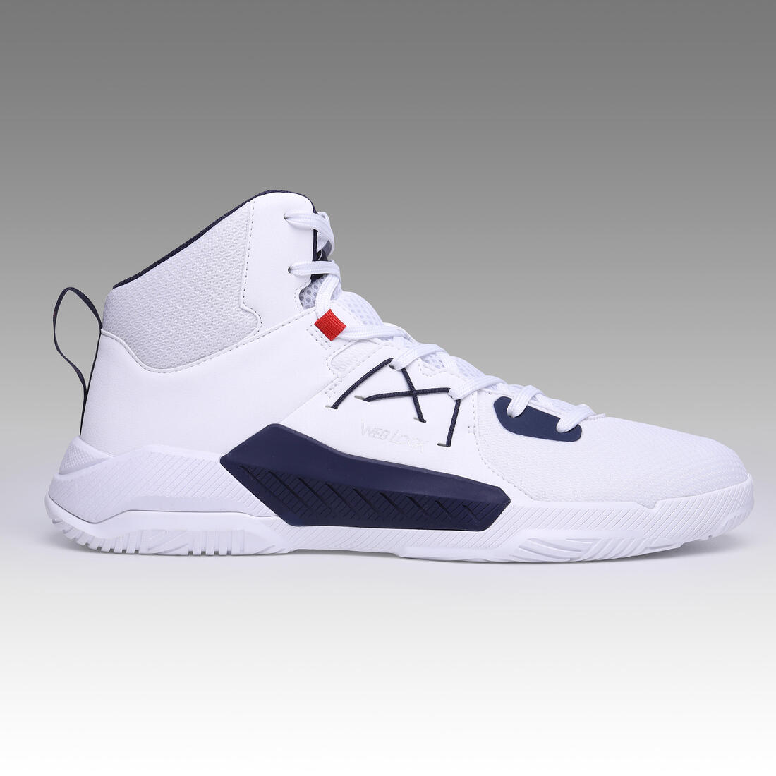 CHAUSSURES DE BASKETBALL HOMME/FEMME DEBUTANT - PROTECT 120 – bleu marine