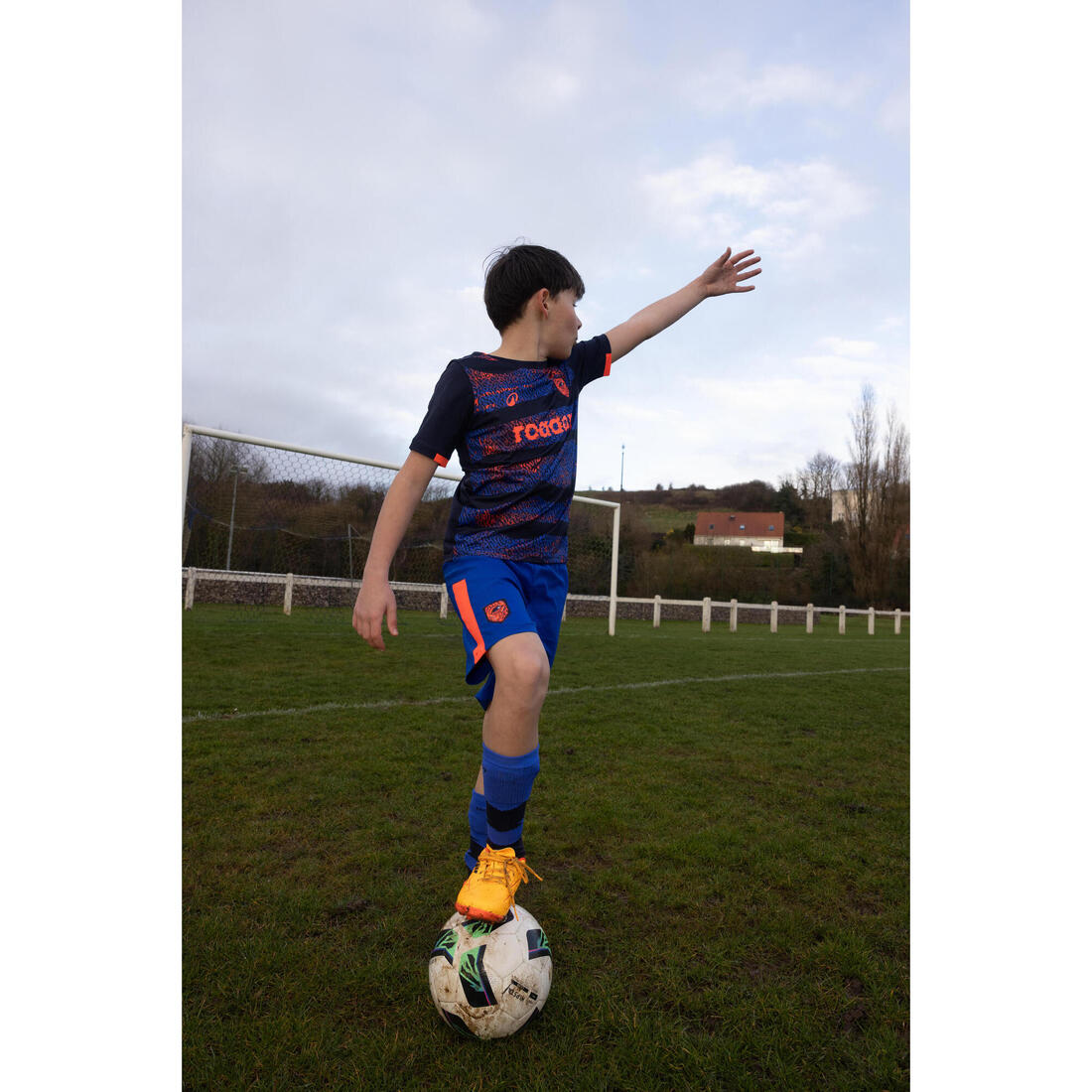 CHAUSSURES DE FOOTBALL ENFANT A LACETS 160 JR MG