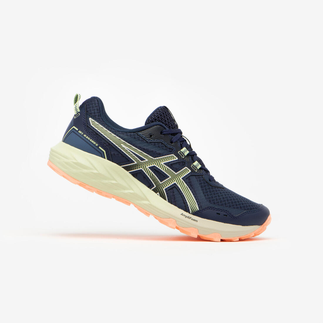 CHAUSSURES DE TRAIL RUNNING FEMME ASICS - GEL-KANAKU 5 BLEU VERT
