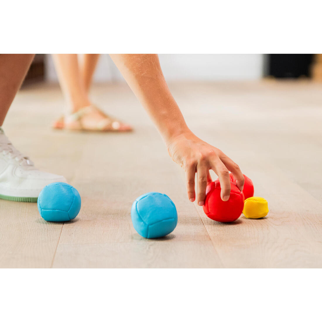 Jeu de 6 boules pétanque loisir ENTER 100 SOFT Intérieur Extérieur