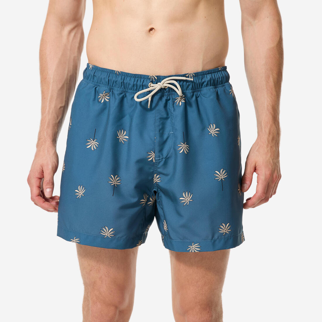 Boardshort surf short de bain court 15" homme, 100 Palmito