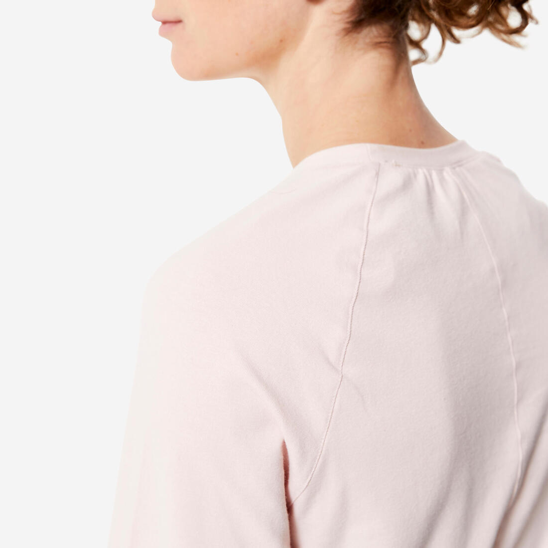 Tee-shirt en coton manches longues femme
