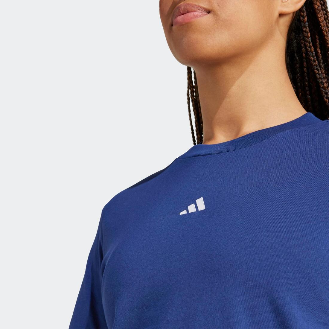 T-shirt de fitness en coton femme