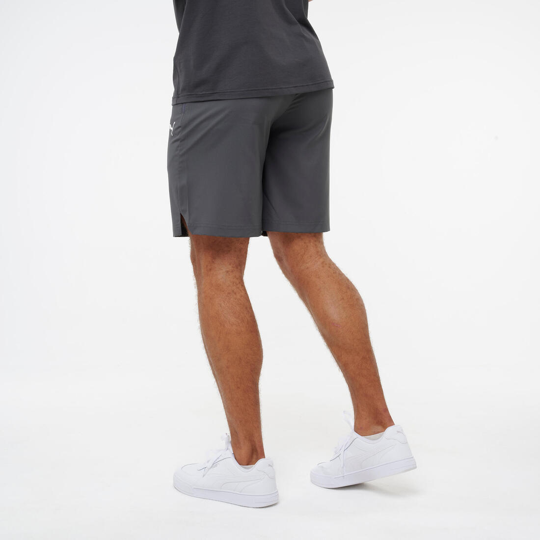Short de fitness Active, homme, gris