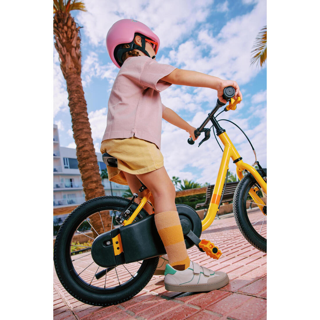 Casque velo enfant 47-55 cm, play 500