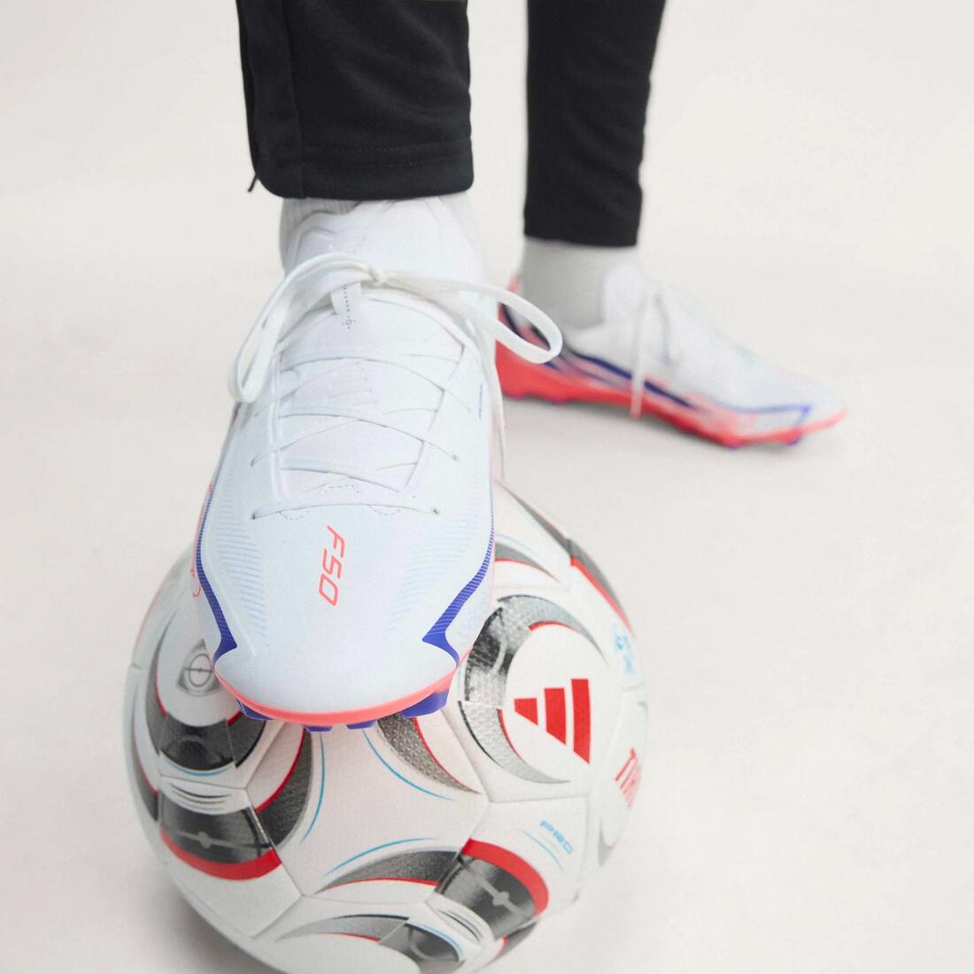 adidas F50 Hyperfast League FG/MG chaussure Adulte Blanc/Violet