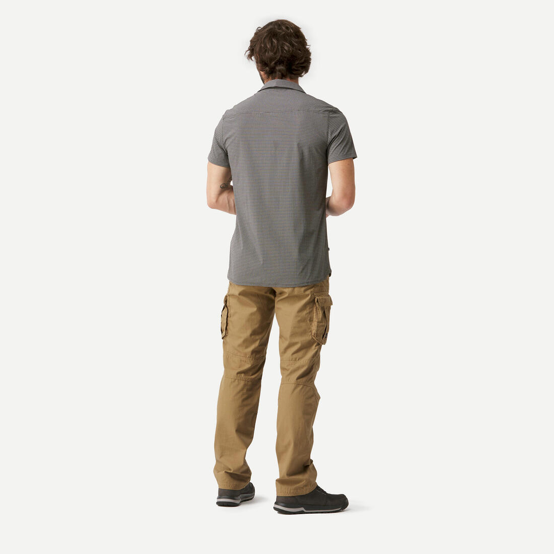 Chemise de randonnée manches courtes homme, NH500 Fresh