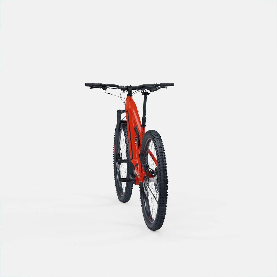 Vélo VTT électrique tout suspendu 29" - E-EXPL 520 S Rouge vif