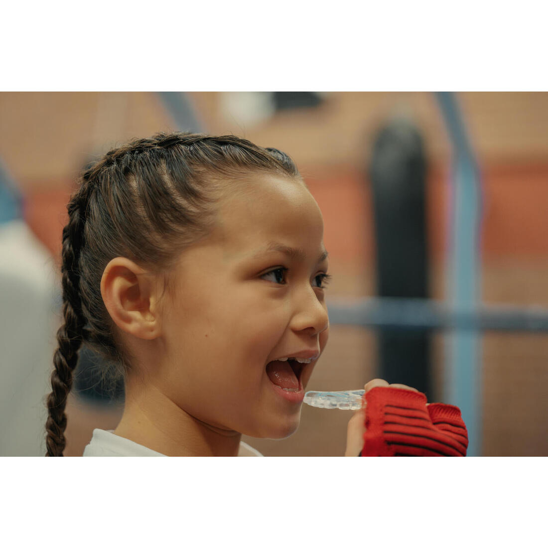 Protège-dents de boxe et arts martiaux enfant - transparent