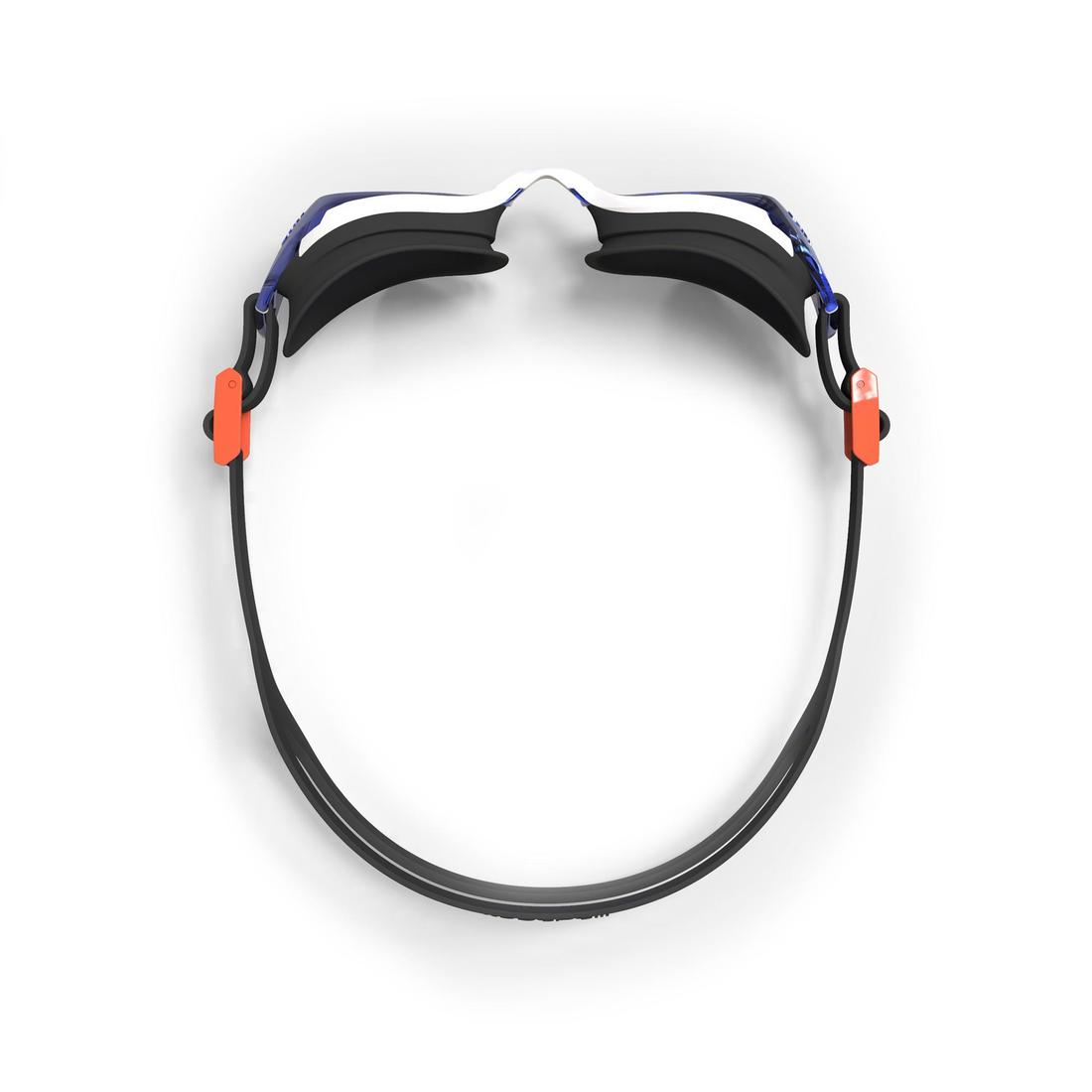Lunettes de natation Taille Unique - Bfit blanches verres miroirs