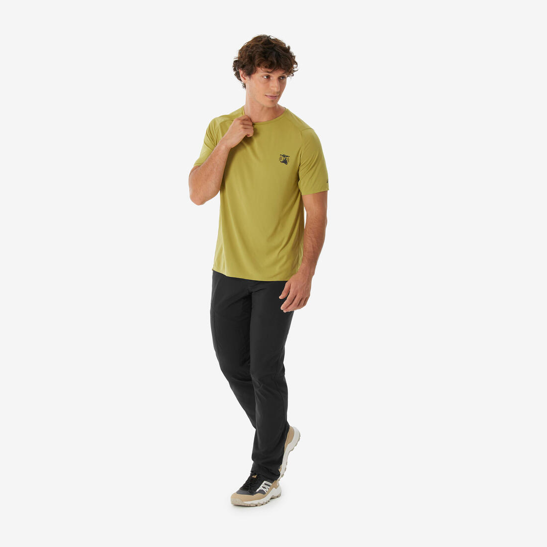 T-shirt de randonnée manches courtes - MH500 - homme