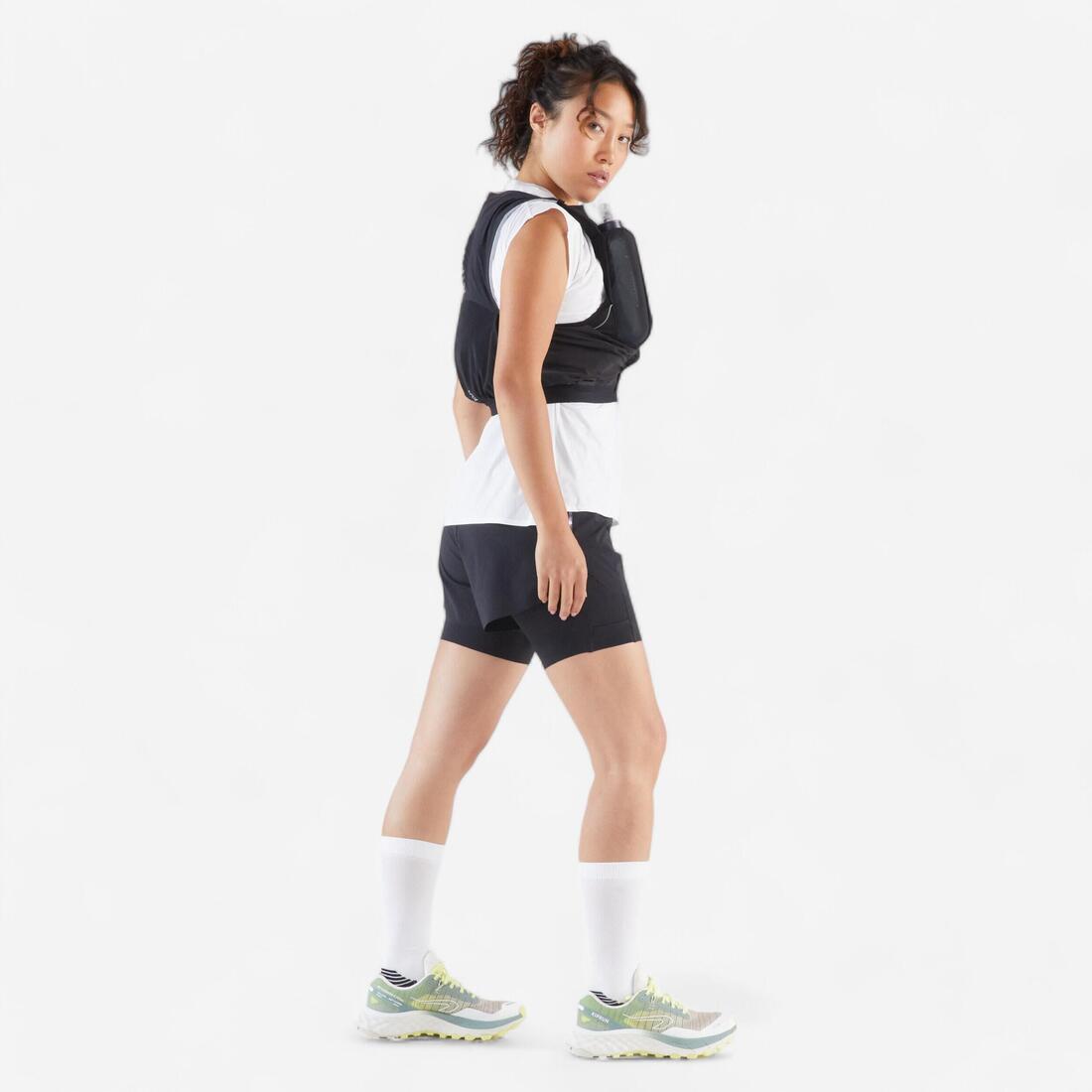 Gilet trail running compétition porte flasques mixte - KIPRUN 900 RACE 5L