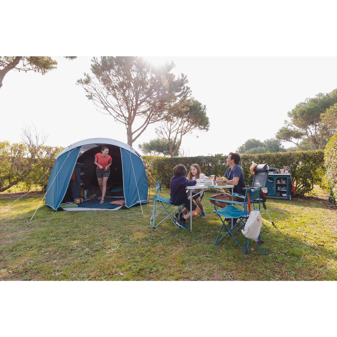 Tente de camping 4 places, Fresh & Black, Arpenaz 4.1