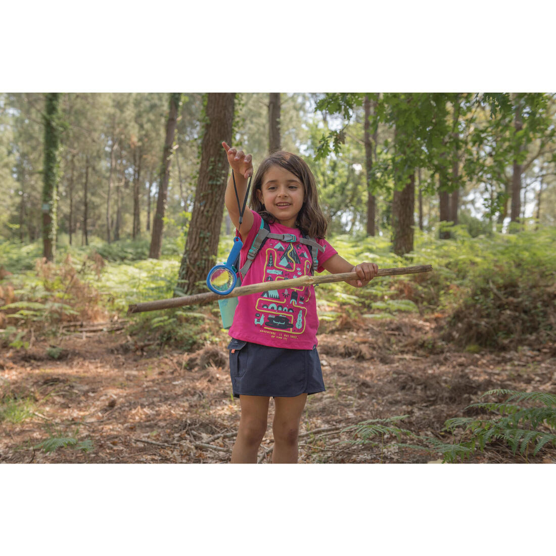 Jupe short de randonnée - MH100 KID- enfant 2-6 ANS