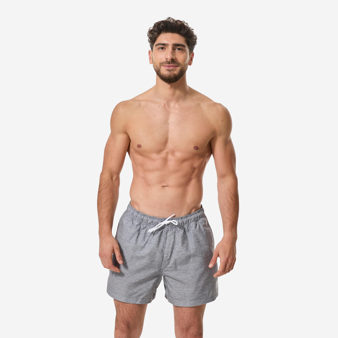 Boardshort surf short de bain court 15" homme, 100 Palmito
