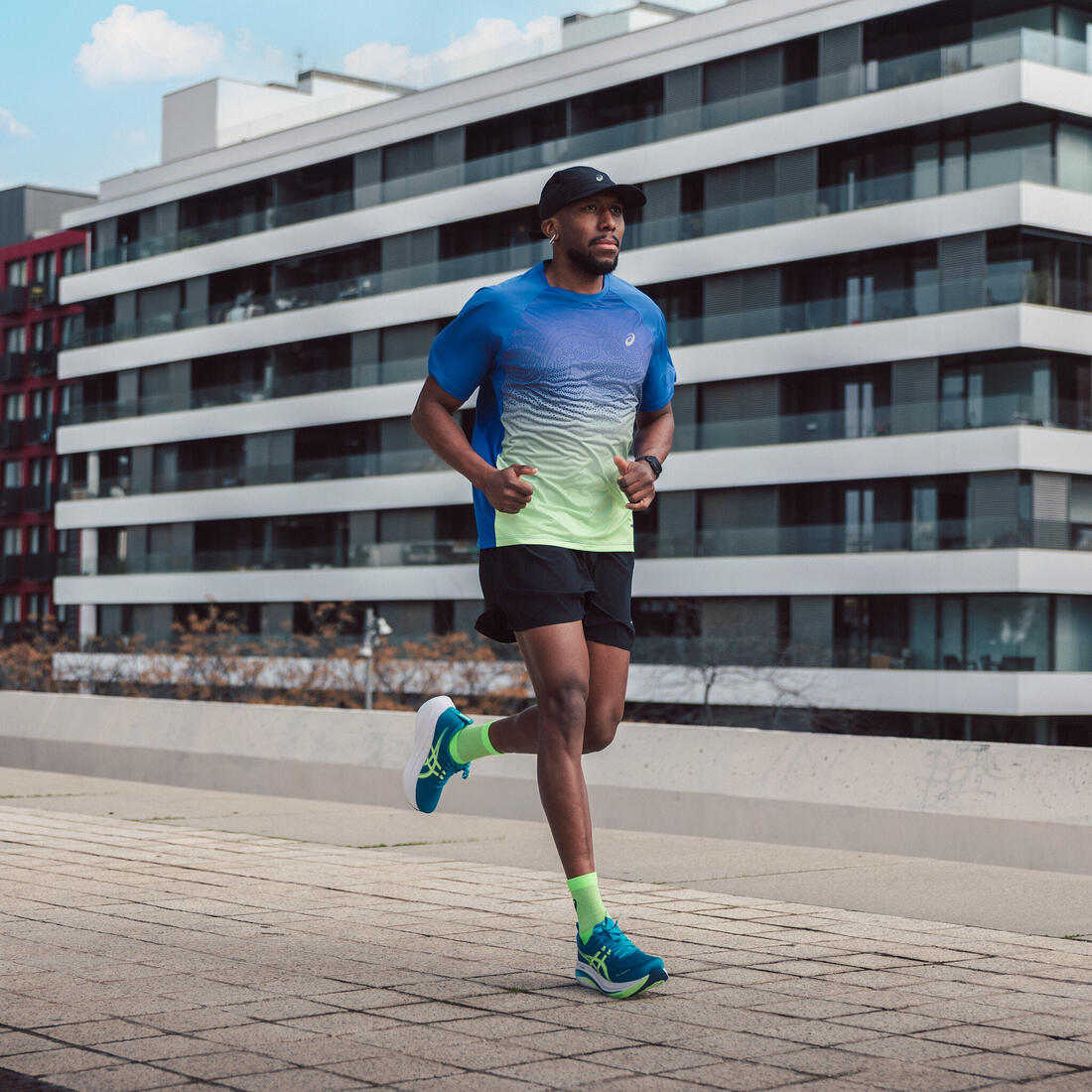 Chaussures de running homme, Asics Gel Ziruss 9 Bleu et