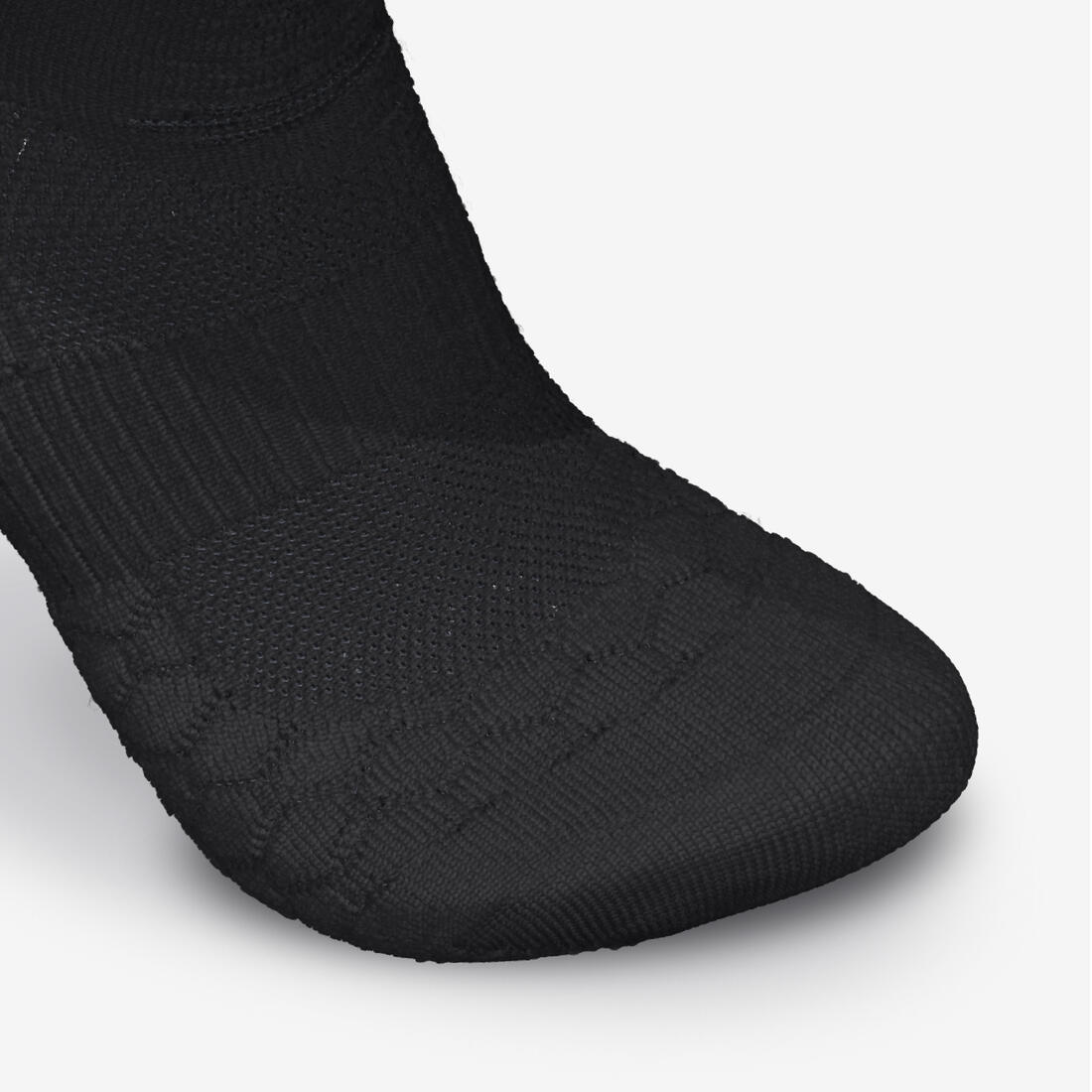 Chaussettes de running run900 laine mérinos hautes noires