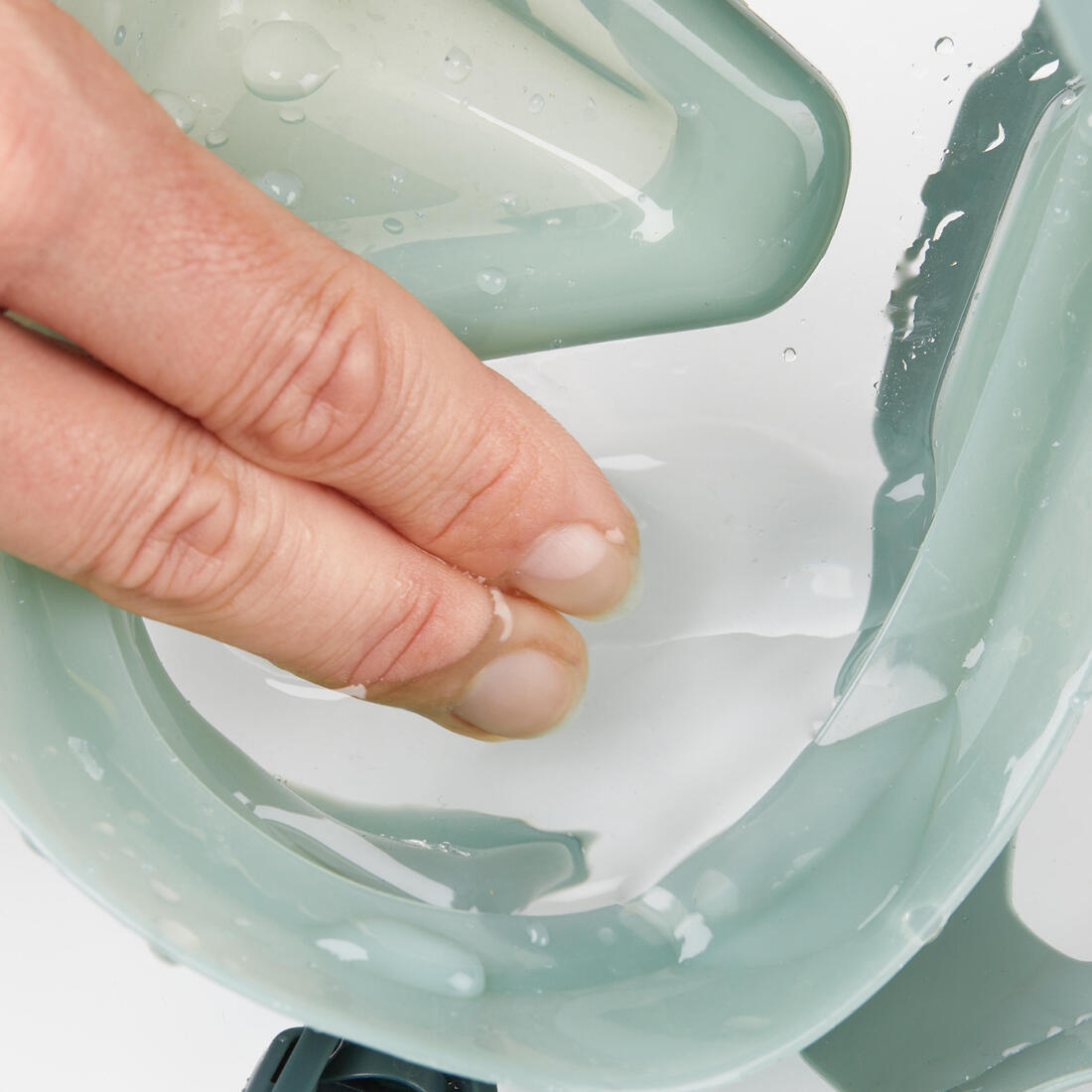 Masque de plongée anti buée, 100 Mono sangle silicone