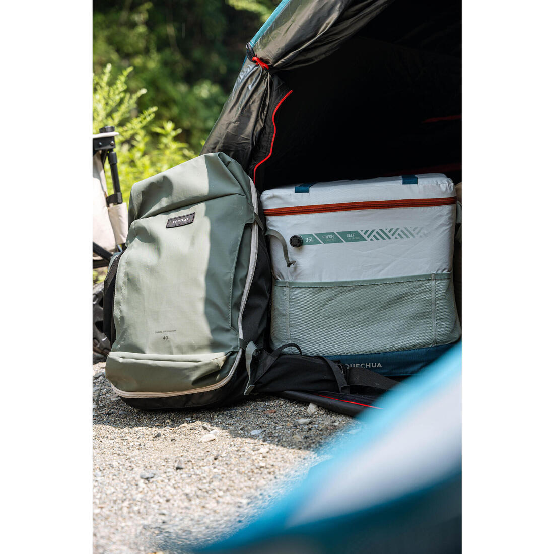 Sac à dos de voyage 40L, Travel 500 Organizer