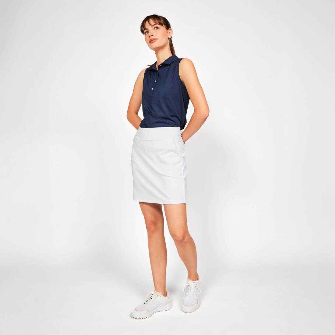 Polo de golf débardeur sans manches femme, WW500