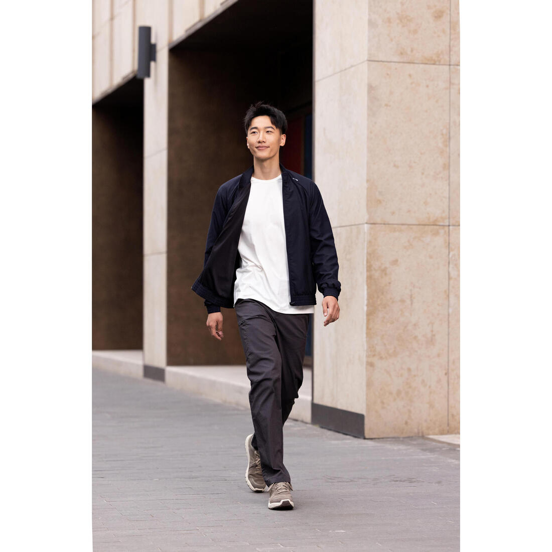 Veste de fitness standard respirant homme