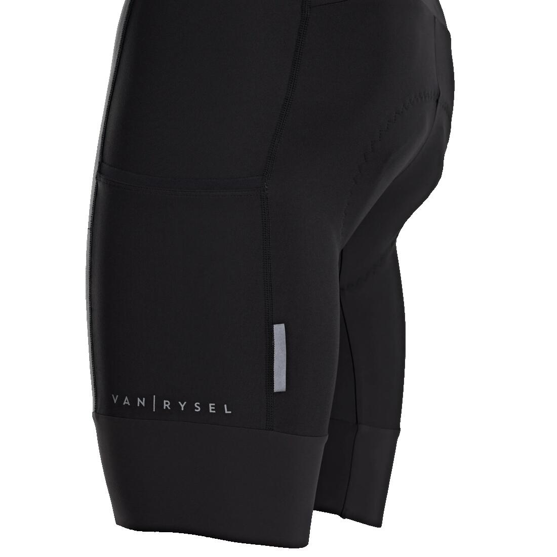 Cuissard vélo route sans bretelles homme RC500 marine