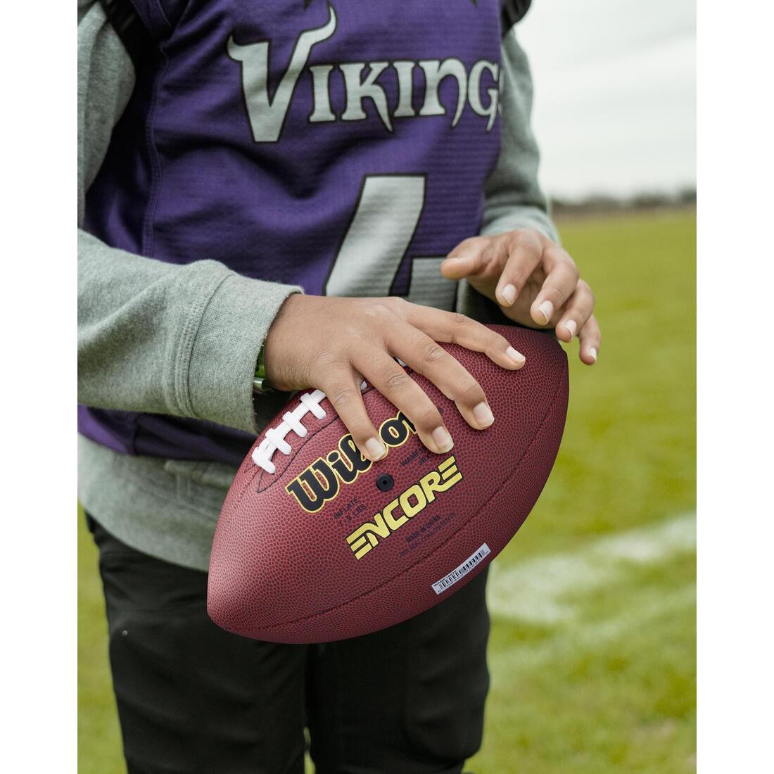 Ballon de football américain officiel - NFL ENCORE OFFICIAL marron