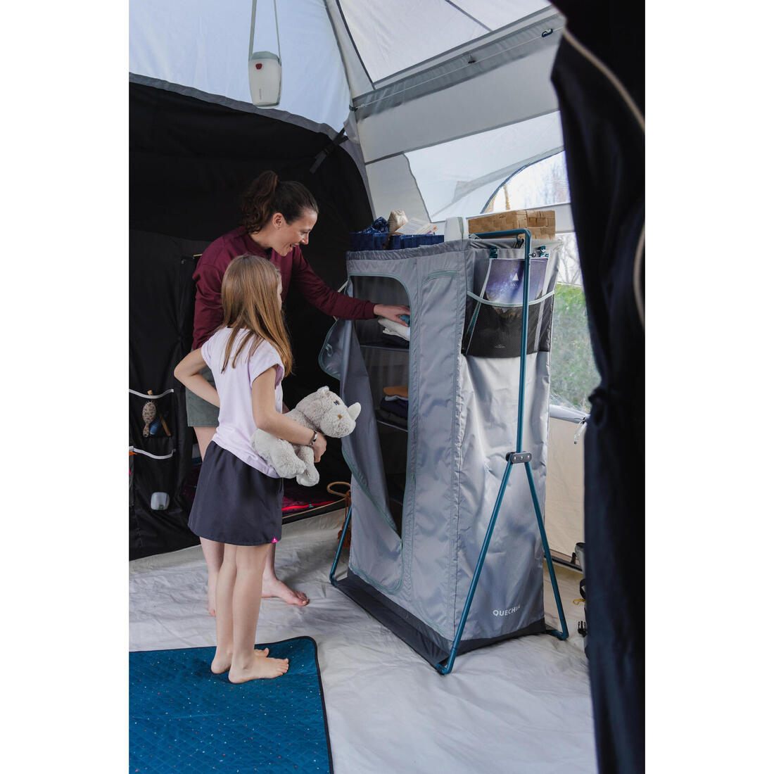 Grande armoire pliable et compacte pour le camping - confort