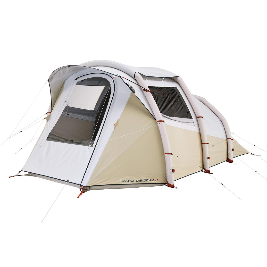 Tente de camping gonflable 4 places, Fresh & Black, Air Seconds 4.1 beige