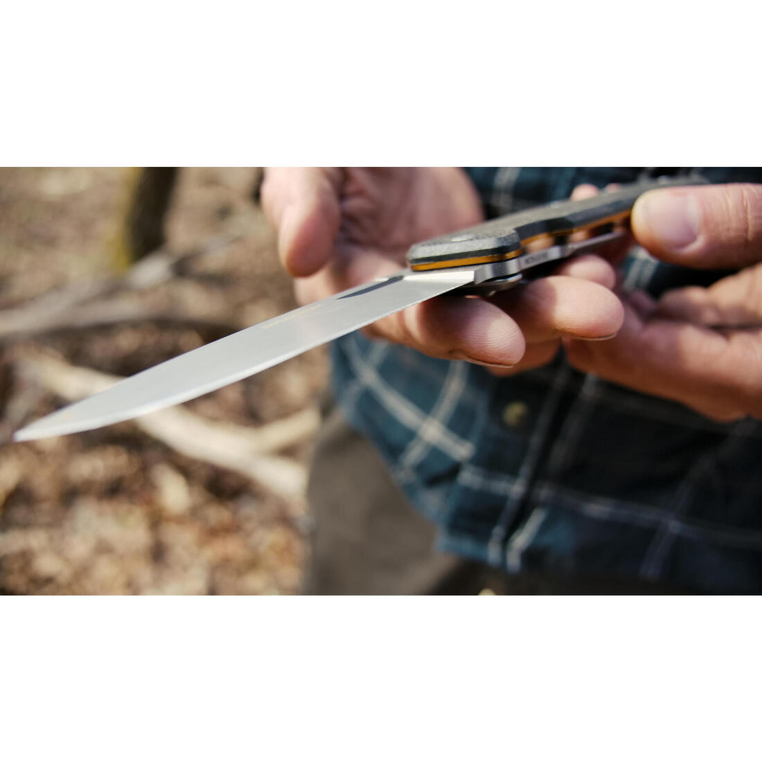 Couteau Chasse Pliant 8,5cm  Grip V2 Axis 85